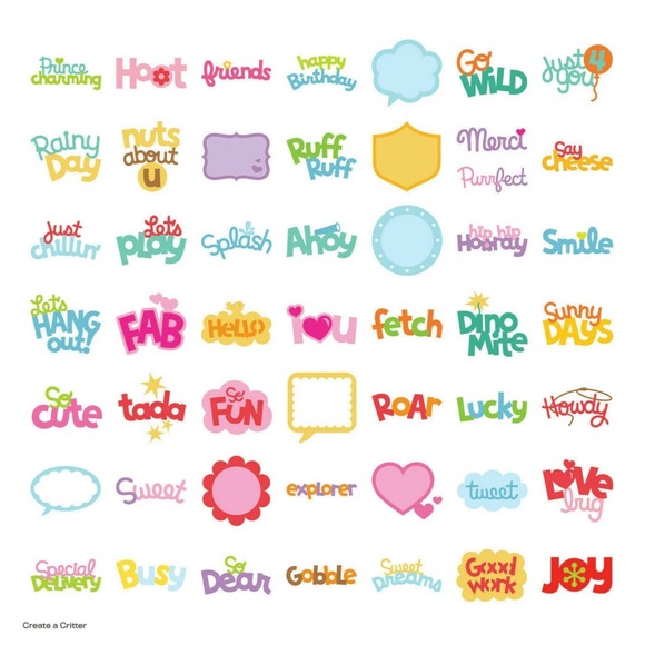 Cricut CREATE A CRITTER shapes - Picture 4 of 16